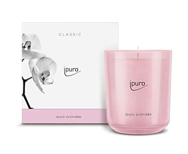 ipuro - decorative ipuro orchidée scented candle - minimalist scented candles in a 270 g glass jar - intense scented candles with fruity fragrance notes - elegant candle for a puristic fragrance experience on sale